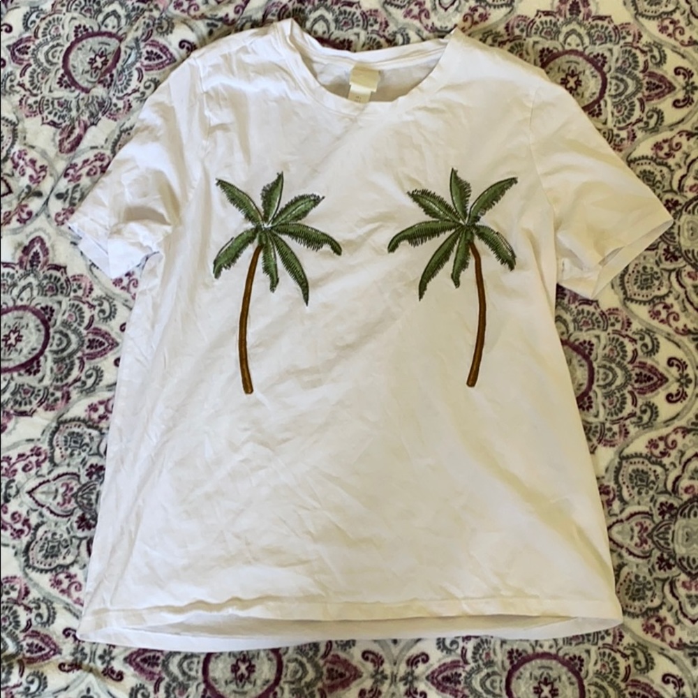 H&M palm tree shirt